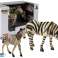 Beeldje Set Dieren Afrika Nijlpaard Zebra foto 1