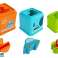Pyramid Square Cups mit Bildern von Fahrzeugen Sortierer für Baby Bild 2