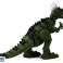 Green Battery Operated Dinosaur Moves with Sound Projector image 3
