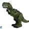 Green Battery Operated Dinosaur Moves with Sound Projector image 2
