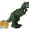 Green Battery Operated Dinosaur Moves with Sound Projector image 1
