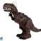 Brauner Dinosaurier batteriebetriebene Bewegungen mit Soundprojektor Bild 2