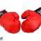 Juego de boxeo grande con soporte para guantes de pera fotografía 3