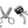 Set Friseursalon Kinder Barber Trockner Rasierer Zubehör Silber Bild 4