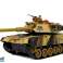 Tanque RC grande R / C 2.4 Ghz luces que suenan de disparo amarillo fotografía 1