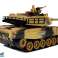 Tanque RC grande R / C 2.4 Ghz luces que suenan de disparo amarillo fotografía 2