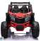 Buggy de coche a batería UTV MX Rojo fotografía 1