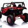 Buggy de coche a batería UTV MX Rojo fotografía 4