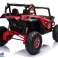 Buggy de coche a batería UTV MX Rojo fotografía 5