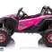 Buggy de coche a batería UTV MX Pink fotografía 2