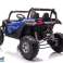 Battery Operated Car Buggy UTV MX Blue Spider Paint image 3