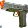 Polizei Pistole Set 20cm Abzeichen Pfeife Holster Lichteffekte Sound Bild 1