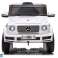 Mercedes G500 batteribil vit bild 1