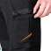 Pantalones de trabajo Mix&amp;Match. Stretch de 4 vías. negro-naranja. tamaño XXL fotografía 5