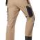 Work Pants Mix&amp;Match. 4 way stretch. With holsters. Reinforcements from Cordura. Beige-black. Size image 1