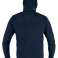 Moletom com zíper e capuz COMFORT azul escuro tamanho XL foto 1