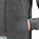 Sweatshirt mit Reißverschluss OUTDOOR Piqué grau Größe XXL Bild 2