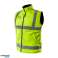 Two-sided work vest sleeveless one side reflective yellow size M/50 image 2