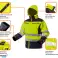 Work Warning Softshell Jacket with Hood Orange Size XXXL image 1