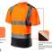 Camisa de advertencia fondo oscuro naranja talla XXL fotografía 1