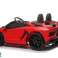 Coche a batería Lamborghini Aventador SX2028 Rojo fotografía 4