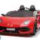 Coche a batería Lamborghini Aventador SX2028 Rojo fotografía 2
