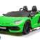 Baterijomis varomas automobilis Lamborghini Aventador SX2028 Green nuotrauka 2