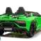 Baterijomis varomas automobilis Lamborghini Aventador SX2028 Green nuotrauka 4