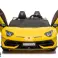 Coche a batería Lamborghini Aventador SX2028 Amarillo fotografía 4