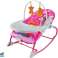 Стол за хранене Rocker Cradle Chair 2 в 1 розов картина 1