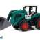 Fahrzeug-Set mit Friction Drive Geländewagen Rot mit Bagger Bild 2