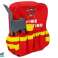 Feuerwehr Set Rucksack Taschenlampe Feuerlöscher Megaphon Zubehör Rot Bild 2