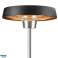 Staande heater 1000W/2000W aluminium IP34 halogeenlamp foto 5