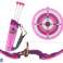 Set da tiro Arco Sport Bersaglio Frecce Ventosa Rosa foto 2