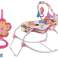 Šūpuļkrēsls Rocker 2in1 Pink Flower Sounds Vibration attēls 2