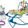 Rocker Rocker Kindersitz Stuhl 2in1 Blau Zebra Sounds Vibration Bild 2