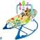 Rocker Rocker Kindersitz Stuhl 2in1 Blau Zebra Sounds Vibration Bild 3