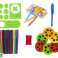 Double-sided chalkboard pens standing projector pictures red image 5