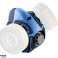 Silicone half mask with space for two filters without filters image 4