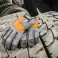 Guantes de trabajo de piel sintética insertos de PVC 10" fotografía 2
