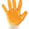 Work Gloves  Cotton  Partially Coated with Nitrile  4111X  Size 9 image 3