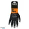 TOP 97 647K 10 Work gloves. polyester coated with nitrile. 4131X. size 7 card image 5