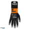 TOP 97 647K 11 Work gloves. polyester coated with nitrile. 4131X. size 7 card image 5