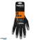 TOP 97 647K 8 Work gloves. polyester coated with nitrile. 4131X. size 7 card image 5