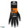 TOP 97 647K 9 Work gloves. polyester coated with nitrile. 4131X. size 7 card image 5