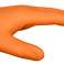 Nitrilhandschuhe. Orange. 50 Stück. Größe XL Bild 3