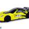 Urheiluauto R/C 1:24 Corvette keltainen C6. R 2,4 G -valo kuva 1