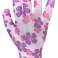 Tuinhandschoenen Polyester Bloemenprint Maat 9" foto 2