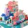 Juego de Bloques de Madera Puzzle de Letras de la Ciudad 115 Piezas fotografía 2