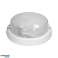 8080T/MAT RIVA/MS. lighting fixture with microwave motion sensor. 100W. E27. IP44. frosted glass. grommets image 1